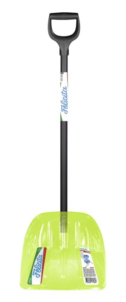 Лопата для снега ЦентрИнструмент Felicita с алюминиевым черенком (2478) – №1
