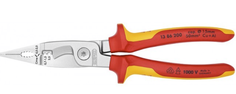Клещи для снятия изоляции Knipex 200 мм (KN-1386200) – фото №1 Клещи для снятия изоляции Knipex 200 мм (KN-1386200) – №1