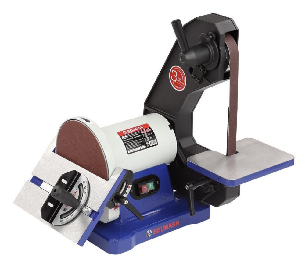 Станок шлифовальный Белмаш BDG 25/200PRO ленточно-дисковый – №5