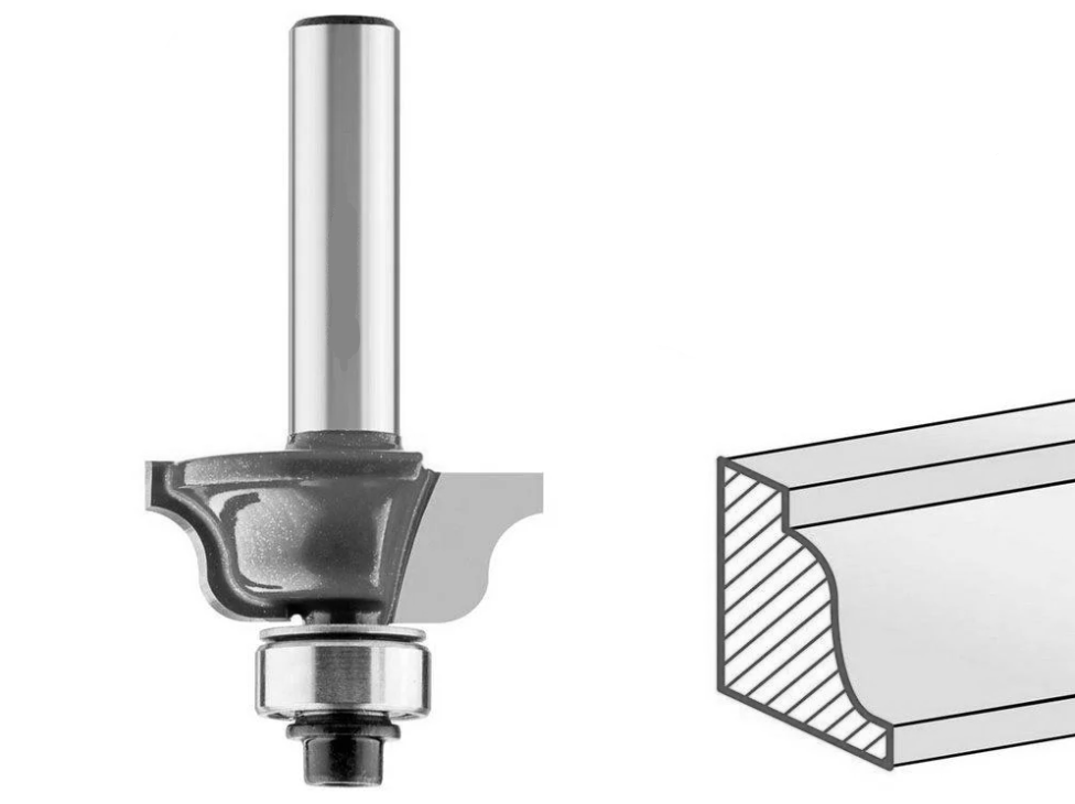 Фреза кромочная калевочная Интерскол 31,8х14,3х4,8х9,5 мм – №1