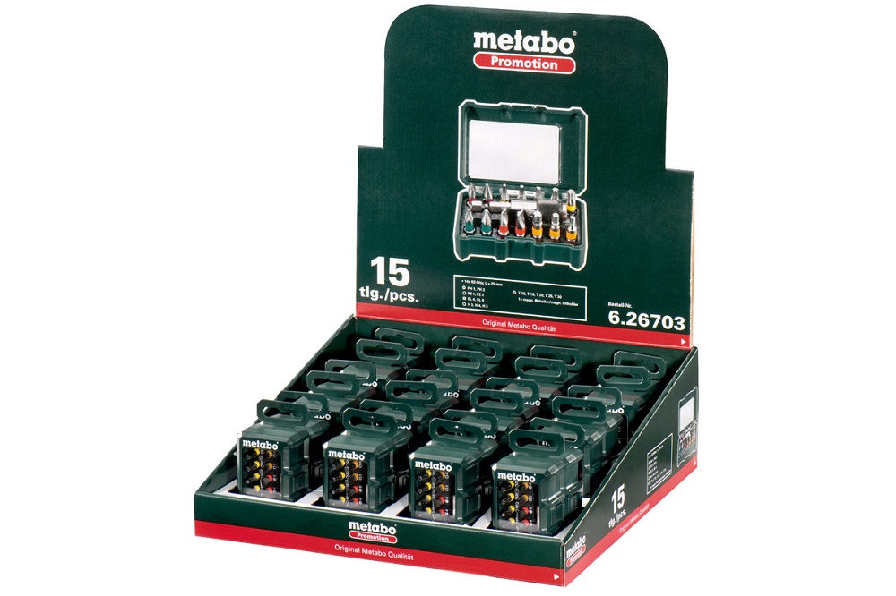 Набор бит Metabo SP (15 шт) – №1