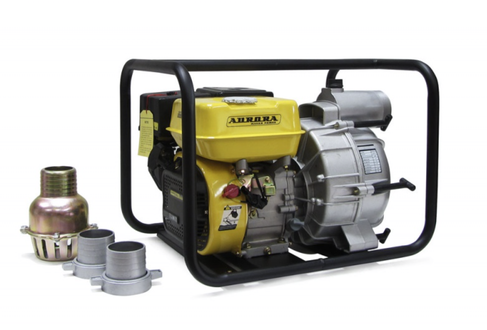 Мотопомпа бензиновая Аврора АМР 80 D для грязной воды – №1