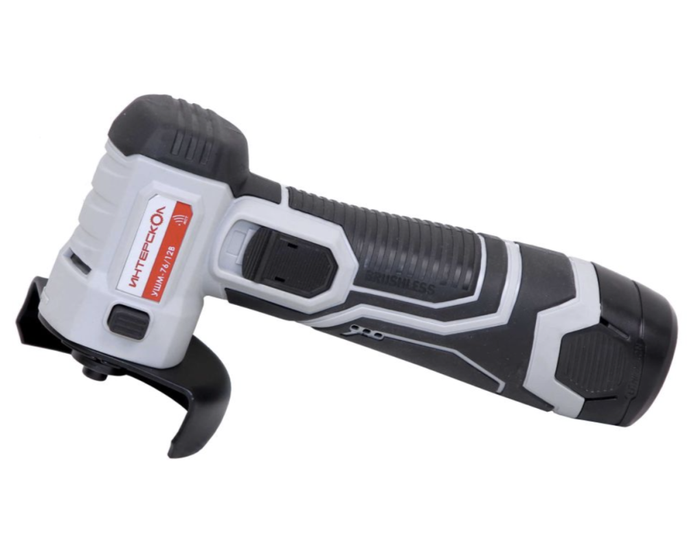 Аккумуляторная УШМ Интерскол 76/12В (2х2,0 Ач) – №1