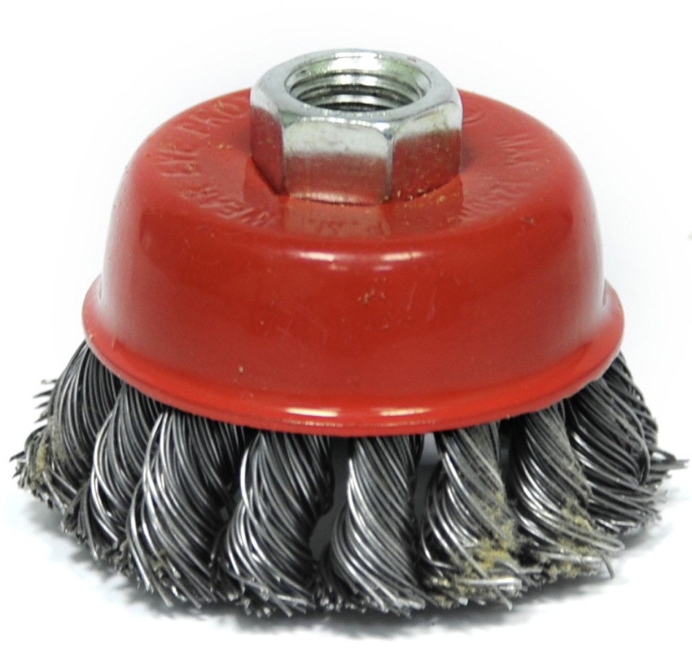 Корщетка для УШМ Elitech 65 мм, чашка – №1