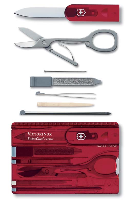 Швейцарская карточка Victorinox SwissCard Classic 13 пр. (0.7100.T) – №1