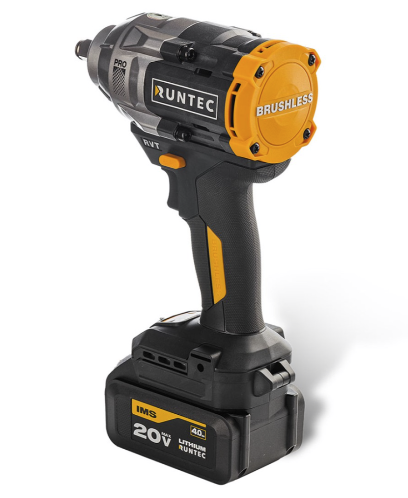 Аккумуляторный ударный гайковерт Runtec PRO RT-IW1100 (2х4,0 Ач) – №1