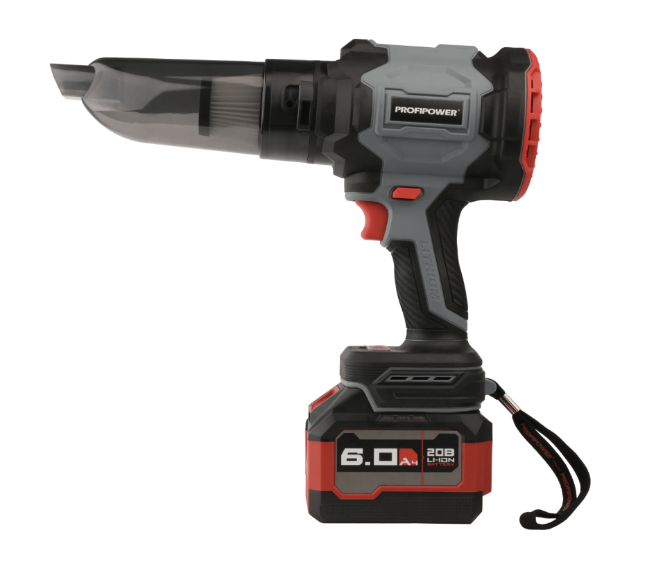 Аккумуляторная воздуходувка ProfiPower "Ураган" PLUS P972 20В (1х6,0 Ач) – фото №4 Аккумуляторная воздуходувка ProfiPower "Ураган" PLUS P972 20В (1х6,0 Ач) – №4