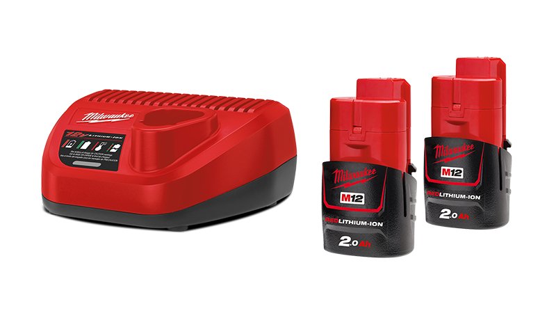 Энергокомплект Milwaukee M12 NRG-202 (Li-Ion 2Ач + з/у) – фото №1 Энергокомплект Milwaukee M12 NRG-202 (Li-Ion 2Ач + з/у) – №1