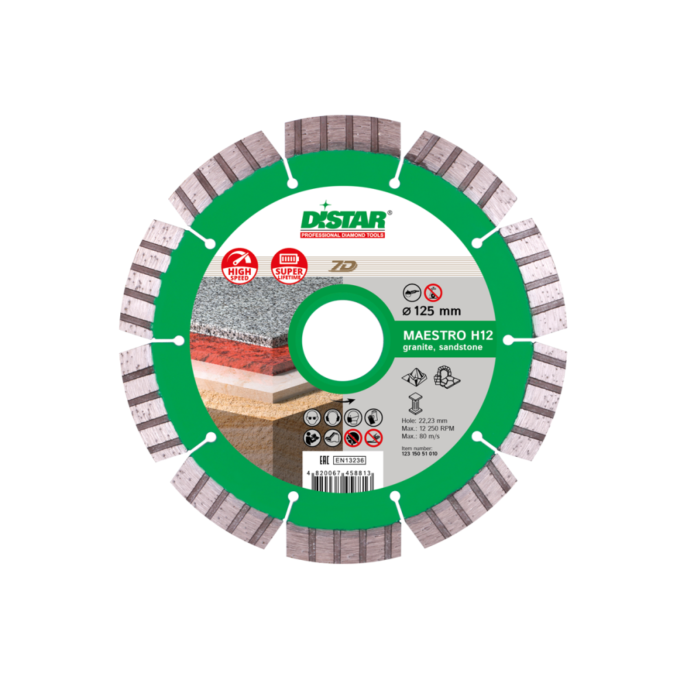 Диск алмазный Distar Maestro 125х22,2 мм – фото №1 Диск алмазный Distar Maestro 125х22,2 мм – №1