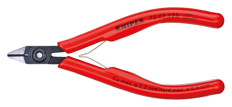 Бокорезы Knipex 125 мм для электроники (KN-7502125) – №1
