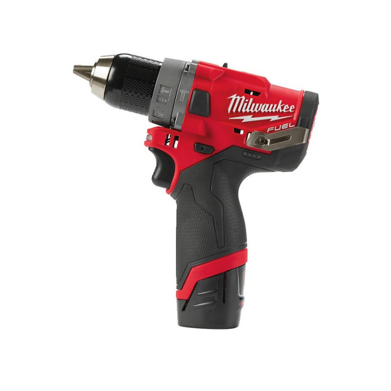 Аккумуляторная ударная дрель-шуруповерт Milwaukee M12 FPD-202X FUEL (2х2,0 Ач) – №1