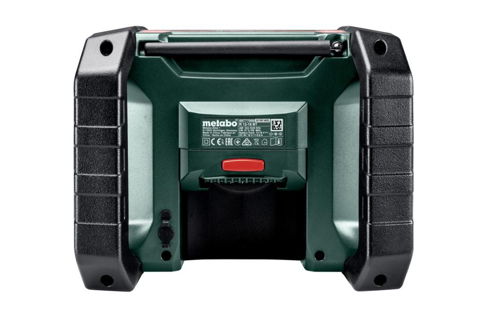 Радиоприемник Metabo BT R 12-18 без АКК и ЗУ – фото №4 Радиоприемник Metabo BT R 12-18 без АКК и ЗУ – №4