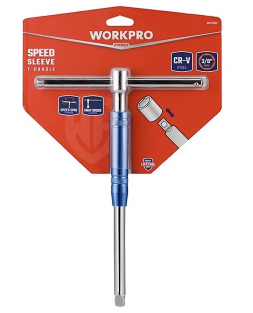 Вороток WORKPRO 3/8" с Т-рукояткой (WP275017) – фото №1 Вороток WORKPRO 3/8" с Т-рукояткой (WP275017) – №1