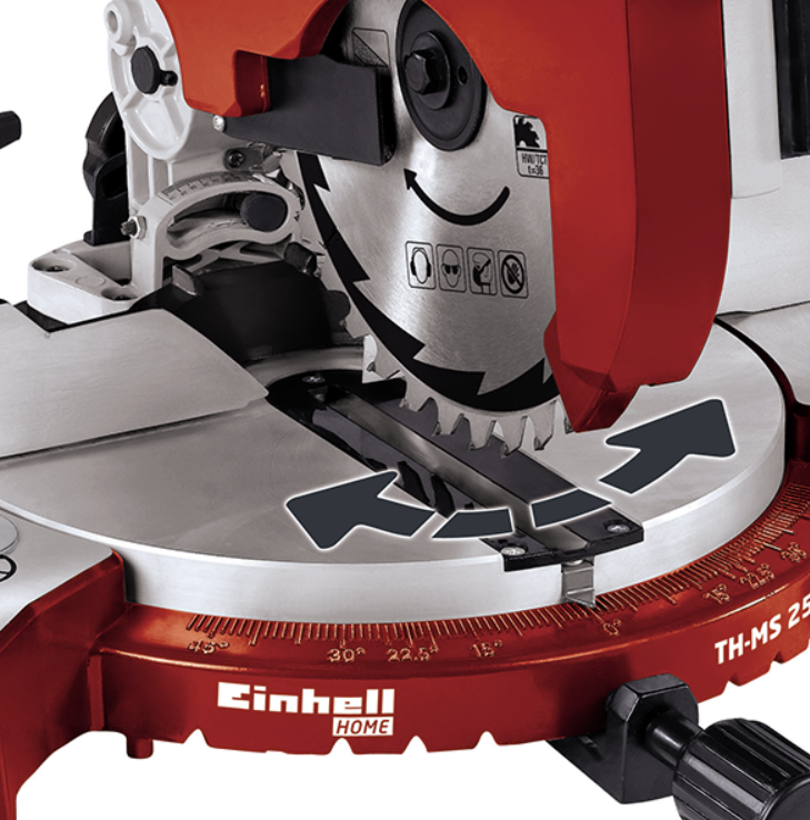 Пила торцовочная с площадкой Einhell TC-MS 2513 T – №2