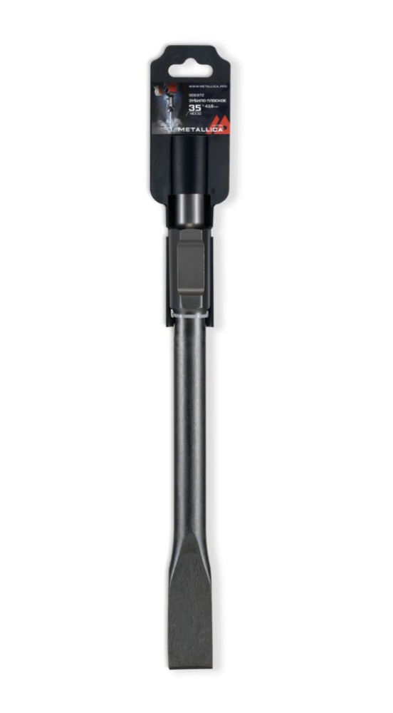 Зубило плоское HEX 30 Metallica Ultra 35x410/270 мм по бетону – №1