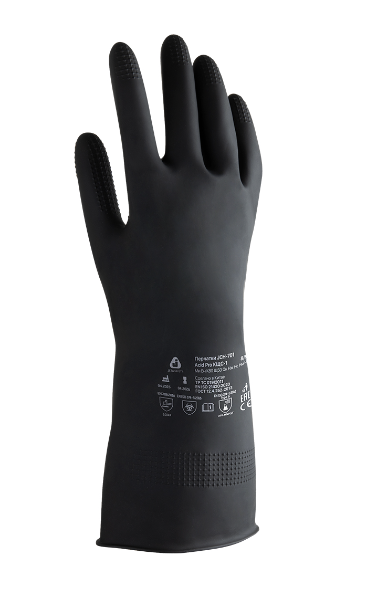 Перчатки химостойкие Jeta Safety Acid Pro КЩС-1 латекс, размер M – №1