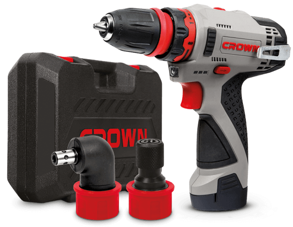 Аккумуляторная дрель-шуруповерт Crown CT21072HQX-2 BMC (2х2,0 Ач) – №1