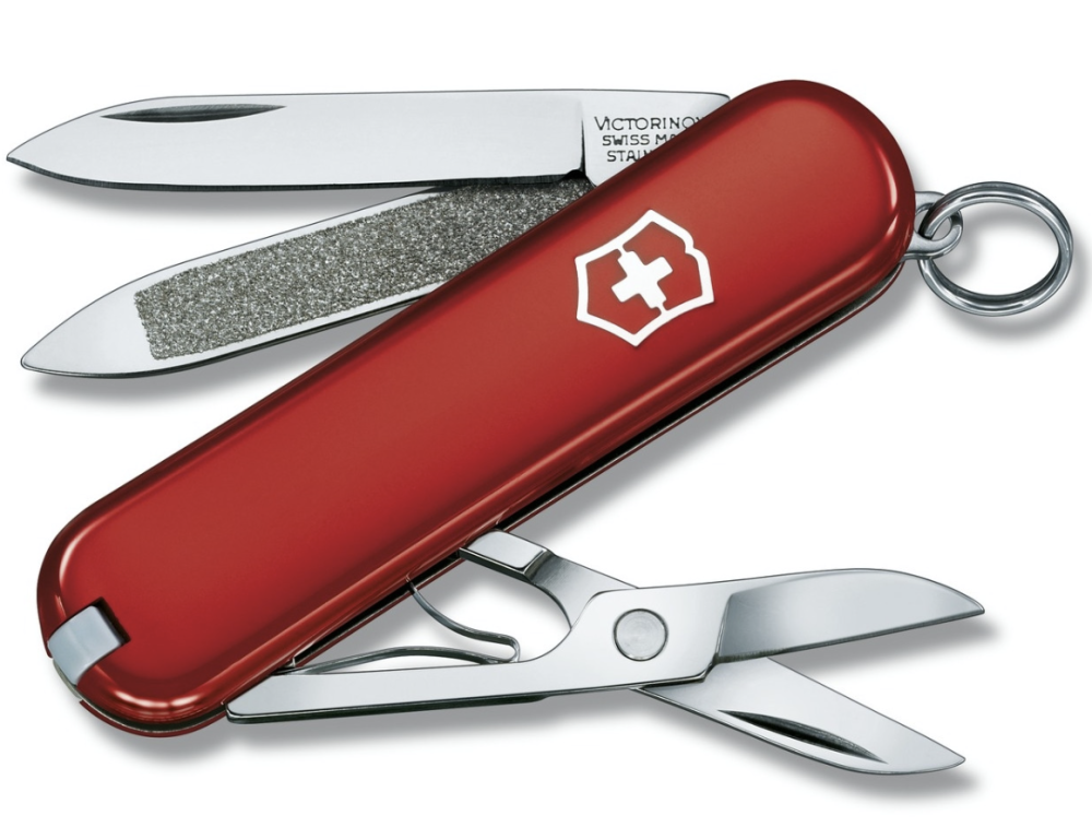 Нож-брелок многофункциональный Victorinox Classic SD Red (0.6203) – №1