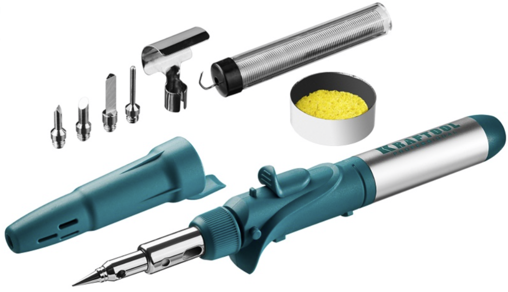 Газовый паяльник Kraftool SolderGas набор 10-в-1 (55503-H10) – фото №1 Газовый паяльник Kraftool SolderGas набор 10-в-1 (55503-H10) – №1