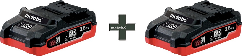 Комплект аккумуляторов Metabo 18В 4,0Ач x 2 шт – №1