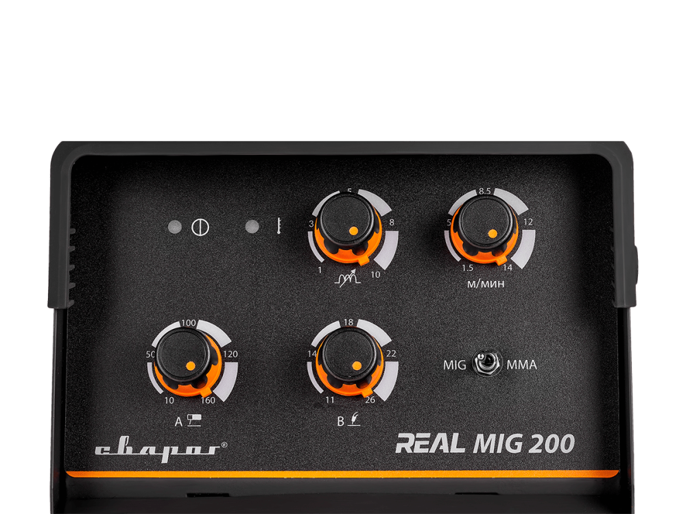 Сварочный полуавтомат Сварог MIG 200 REAL Black (маска+краги) – №1