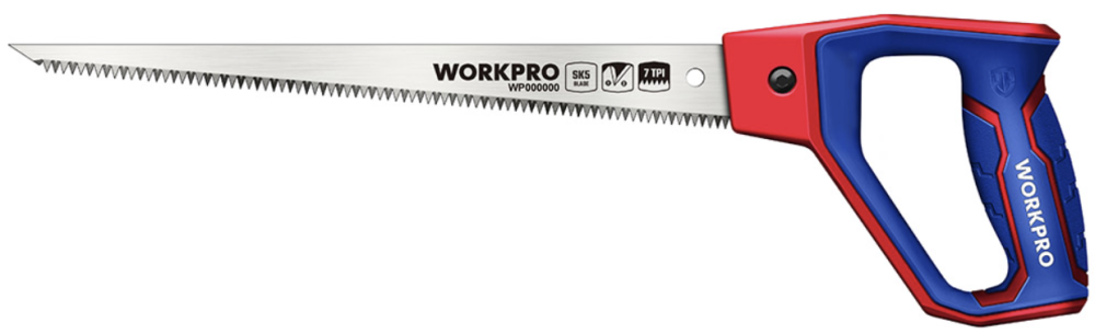 Ножовка по гипсокартону WORKPRO 300 мм (WP215018) – №1