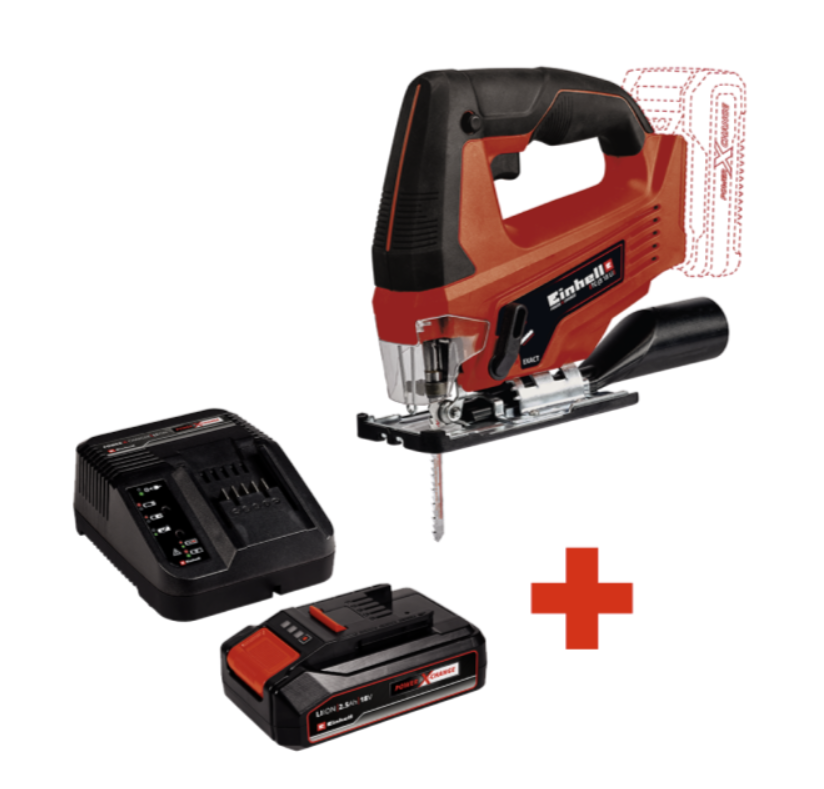 Аккумуляторный лобзик Einhell PXC TC-JS 18 (1х2,5 Ач) – фото №1 Аккумуляторный лобзик Einhell PXC TC-JS 18 (1х2,5 Ач) – №1
