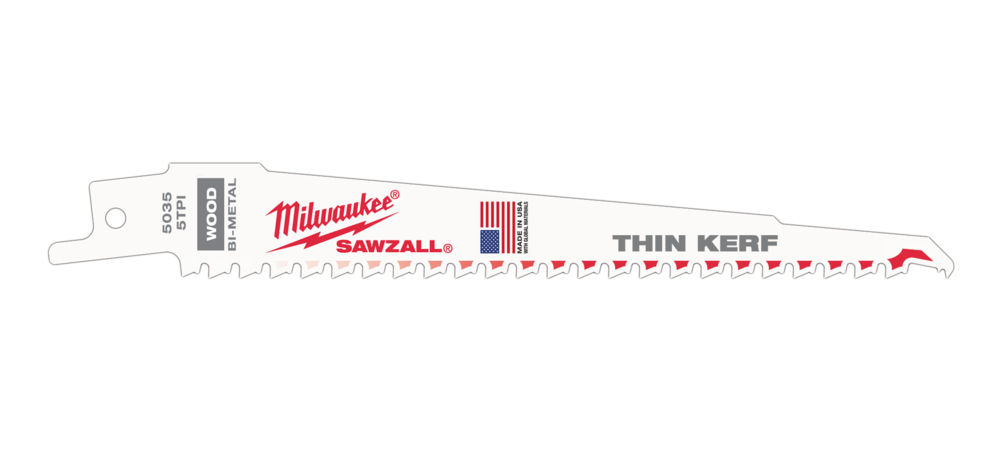 Полотно сабельное Milwaukee Fang Tip 150x5 мм (1 шт) – №3