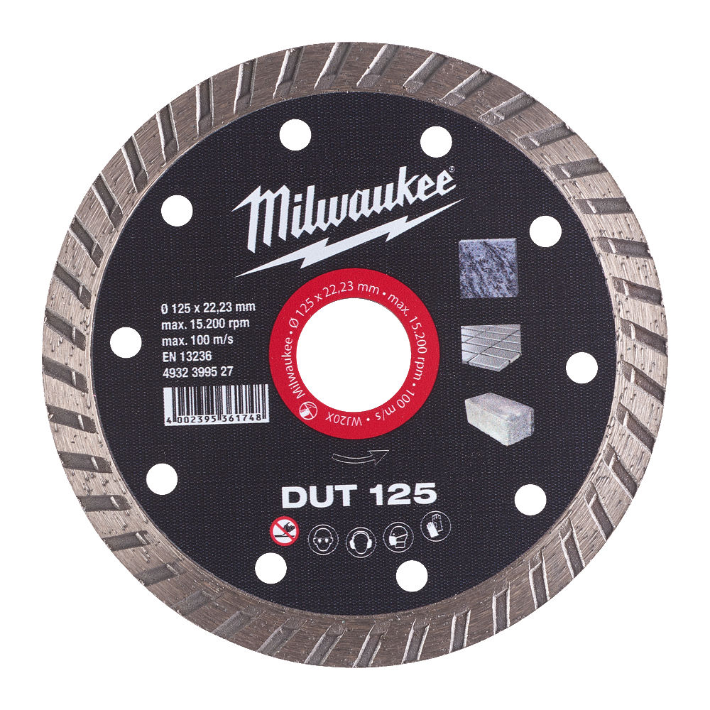 Диск алмазный Milwaukee DUT 125х22,2 мм – №1