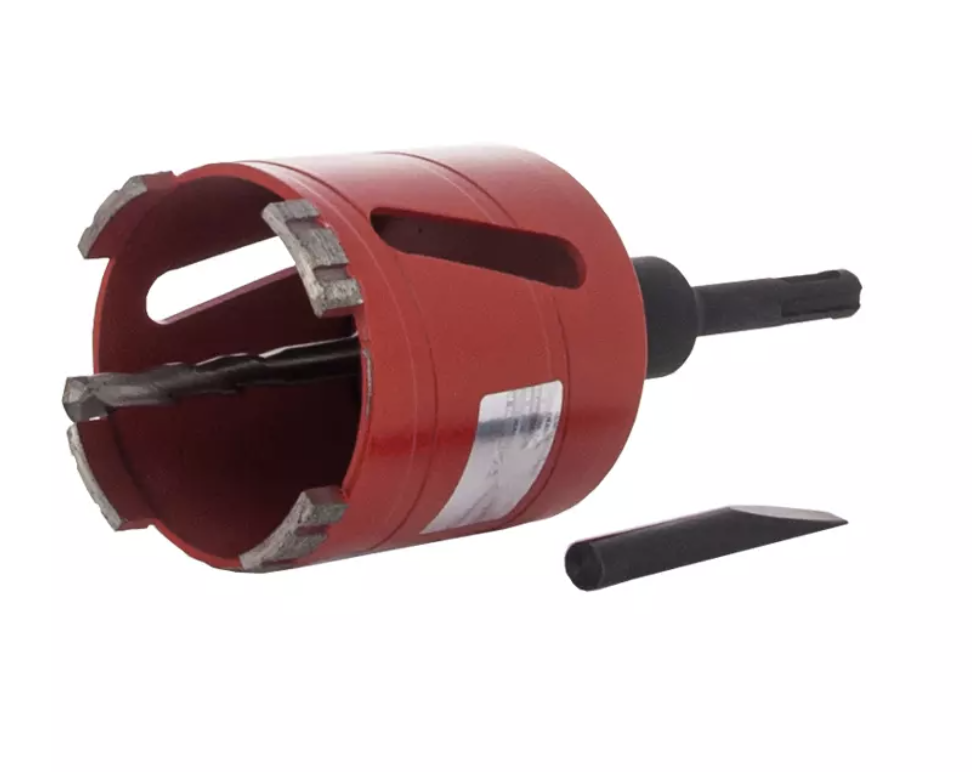 Коронка алмазная Diam MasterLine 68хМ16 с переходником SDS-plus – фото №1 Коронка алмазная Diam MasterLine 68хМ16 с переходником SDS-plus – №1