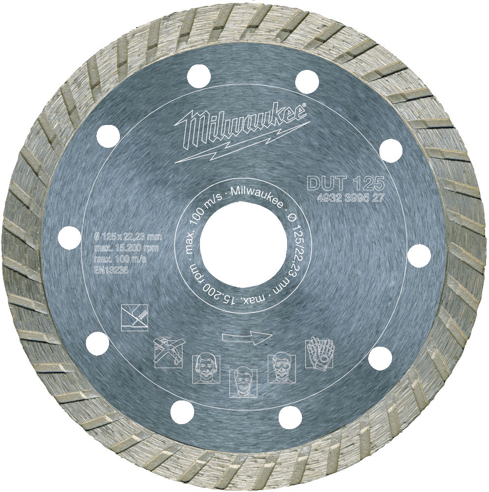 Диск алмазный Milwaukee DUT 125х22,2 мм – фото №2 Диск алмазный Milwaukee DUT 125х22,2 мм – №2