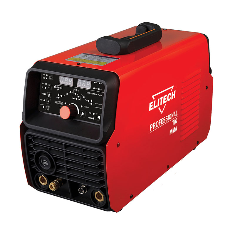 Сварочный аппарат аргоно-дуговой сварки Elitech АИС 200AC/DC Pulse – фото №1 Сварочный аппарат аргоно-дуговой сварки Elitech АИС 200AC/DC Pulse – №1