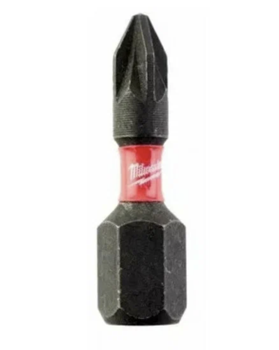 Бита Milwaukee Shockwave PZ1 25 мм (1 шт) – фото №1 Бита Milwaukee Shockwave PZ1 25 мм (1 шт) – №1