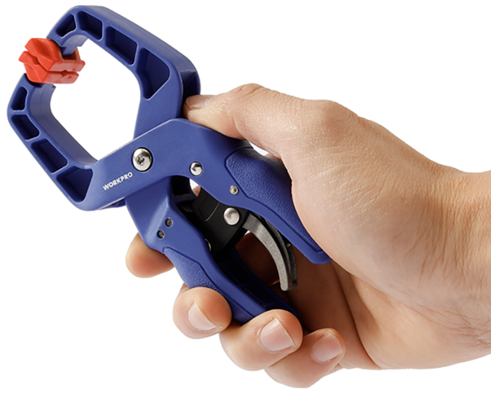 Зажим пружинный WORKPRO 50 мм с храповым механизмом (WP232014) – №1