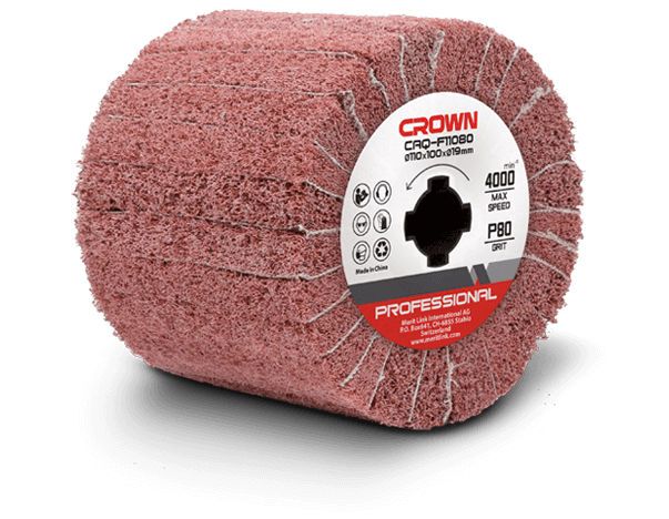 Щетка для браширования Crown CAQ-F11080, абразивная – №1