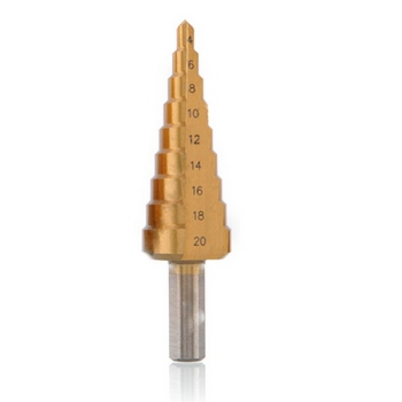 Сверло ступенчатое Strong G1 для цветных металлов, 4-20 мм – №1
