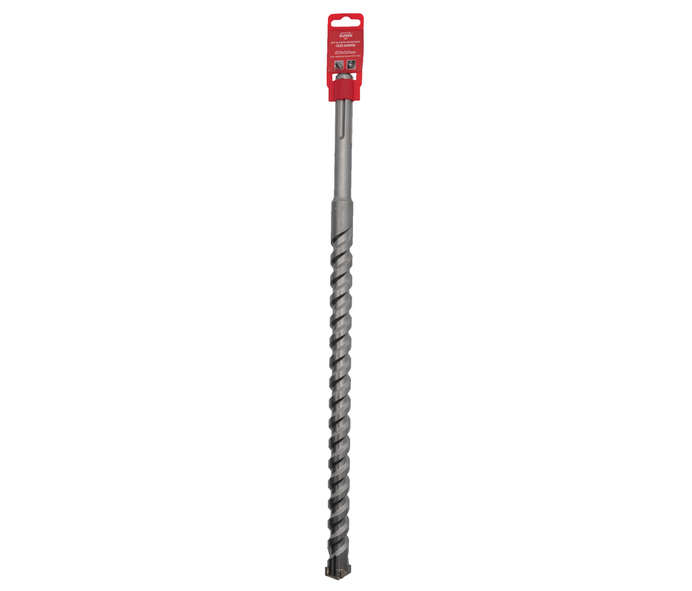 Бур крестовой SDS-max Elitech 28х520 мм – фото №1 Бур крестовой SDS-max Elitech 28х520 мм – №1