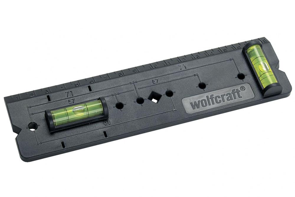 Линейка Wolfcraft для разметки стены под розетки – №1
