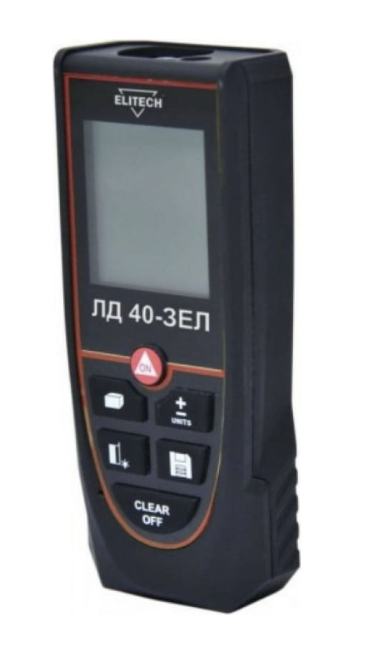 Лазерный дальномер Elitech ЛД 40-ЗЕЛ – фото №1 Лазерный дальномер Elitech ЛД 40-ЗЕЛ – №1