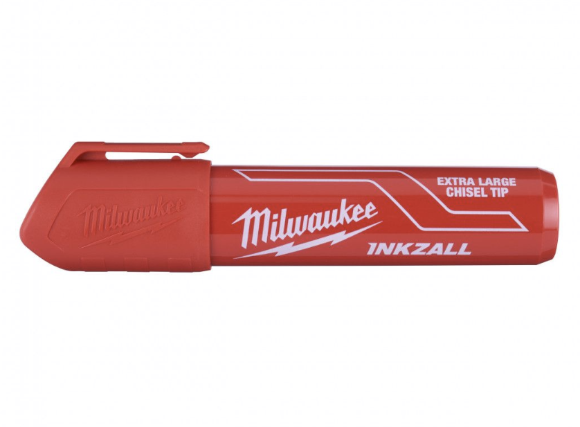 Маркер строительный Milwaukee Inkzall Extra Large XL, красный – фото №1 Маркер строительный Milwaukee Inkzall Extra Large XL, красный – №1
