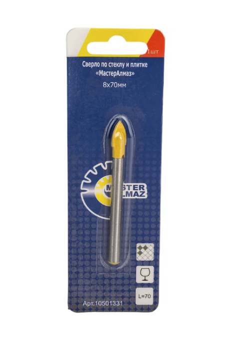 Сверло по стеклу и керамике МастерАлмаз 8 мм – №1