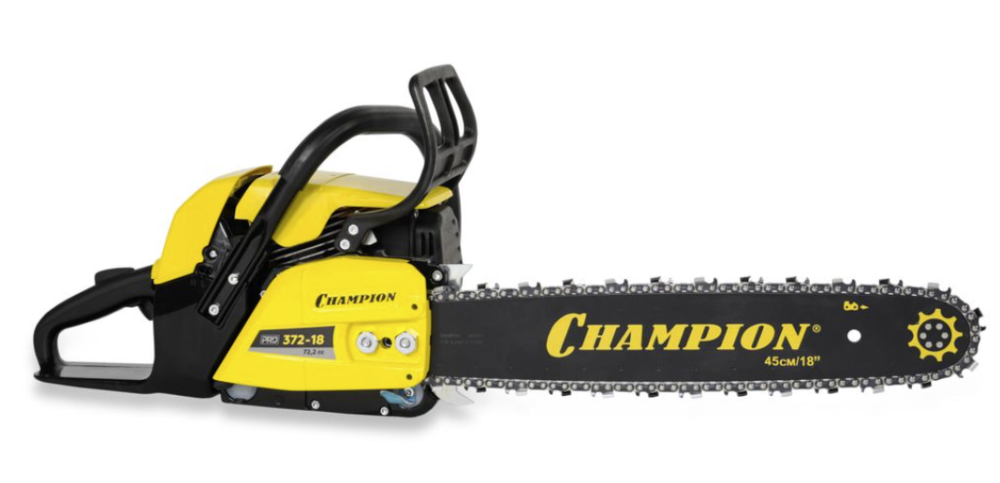 Пила цепная бензиновая Champion 372-18" – фото №1 Пила цепная бензиновая Champion 372-18" – №1