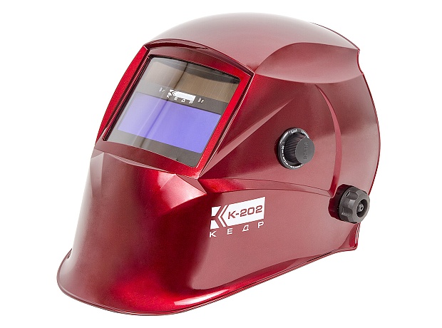 Маска сварщика Кедр "К-202" красная – №1