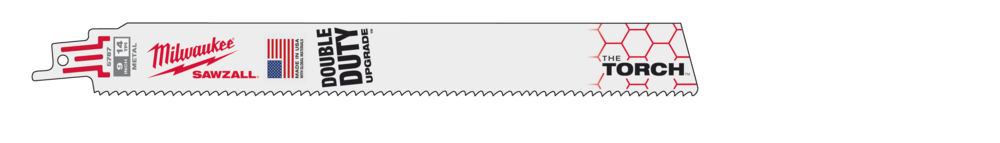 Полотно сабельное Milwaukee The Torch 230x1,8 мм (1 шт) – №2