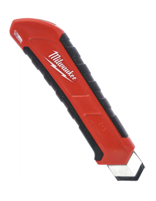 Нож строительный выдвижной Milwaukee 25 мм – фото №1 Нож строительный выдвижной Milwaukee 25 мм – №1