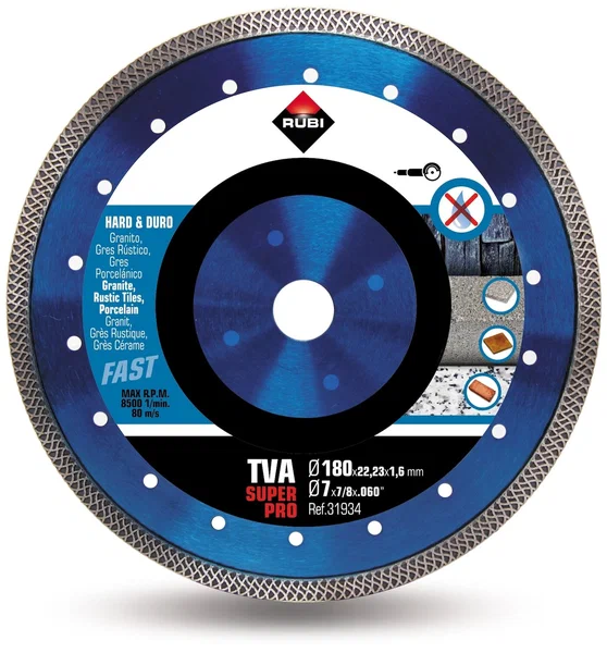 Диск алмазный Rubi TVA Superpro 180х1,6х22,2 мм – фото №1 Диск алмазный Rubi TVA Superpro 180х1,6х22,2 мм – №1