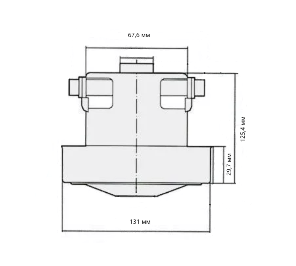 Электродвигатель AEZ 1800 Вт для пылесоса Sparky 010318(11) – №1