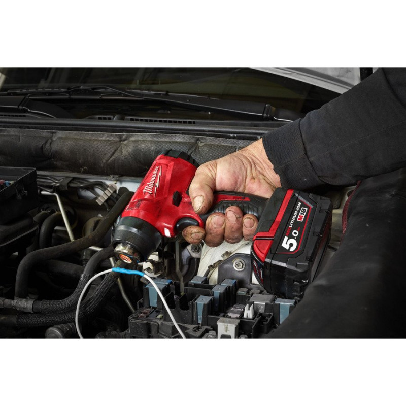 Аккумуляторный технический фен Milwaukee M18 BHG-502C – фото №3 Аккумуляторный технический фен Milwaukee M18 BHG-502C – №3