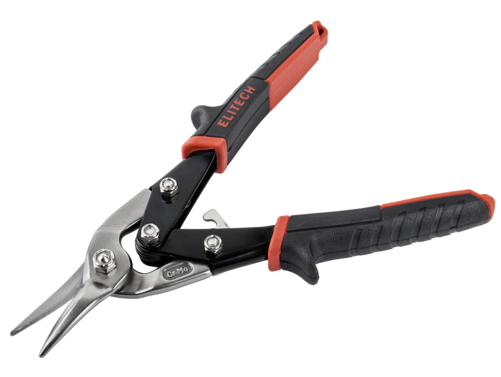Ножницы по металлу Elitech 140102 правые рез – №3