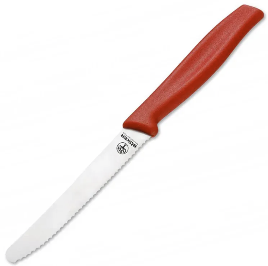 Нож кухонный Boker Sandwich Knife с рукояткой Red ABS (03BO002R) – фото №1 Нож кухонный Boker Sandwich Knife с рукояткой Red ABS (03BO002R) – №1
